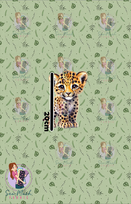 Cheetah | Panel | Retail | Cotton Knit