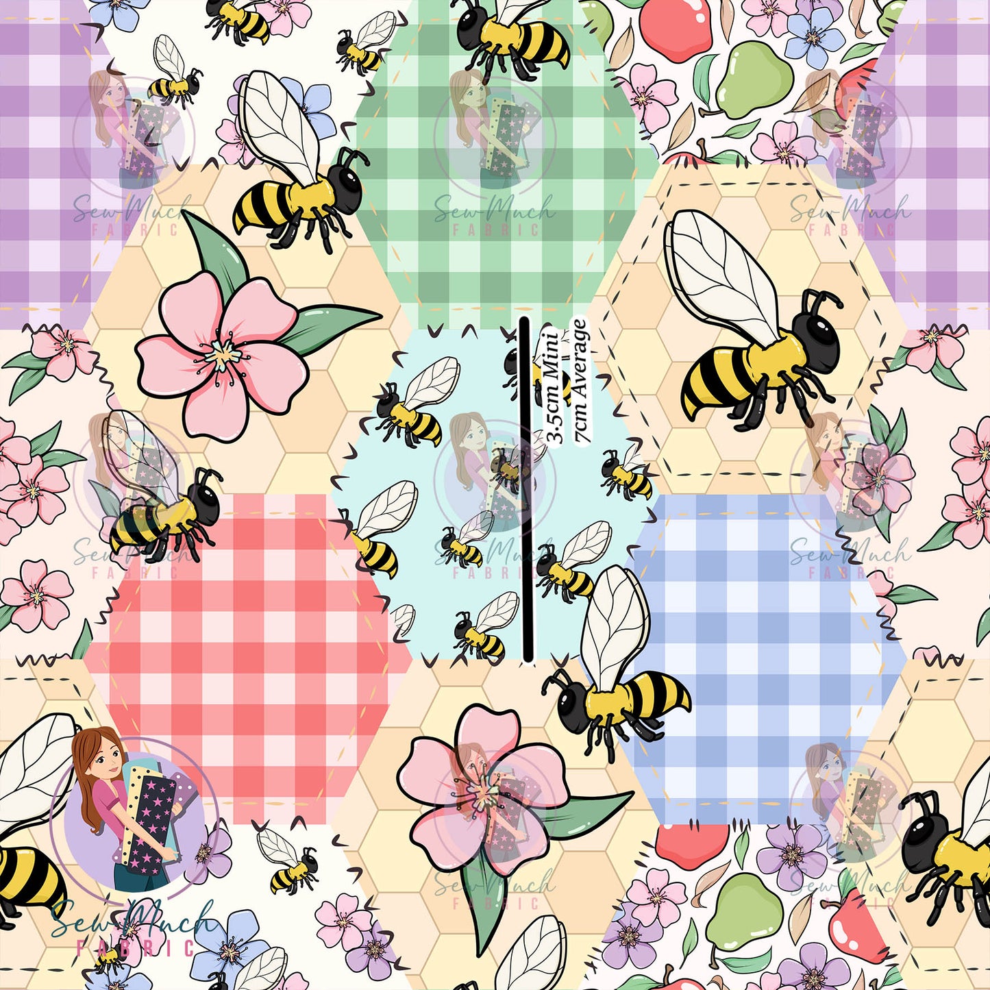 Bee Honeycomb | Bamboo | Retail | Average Scale