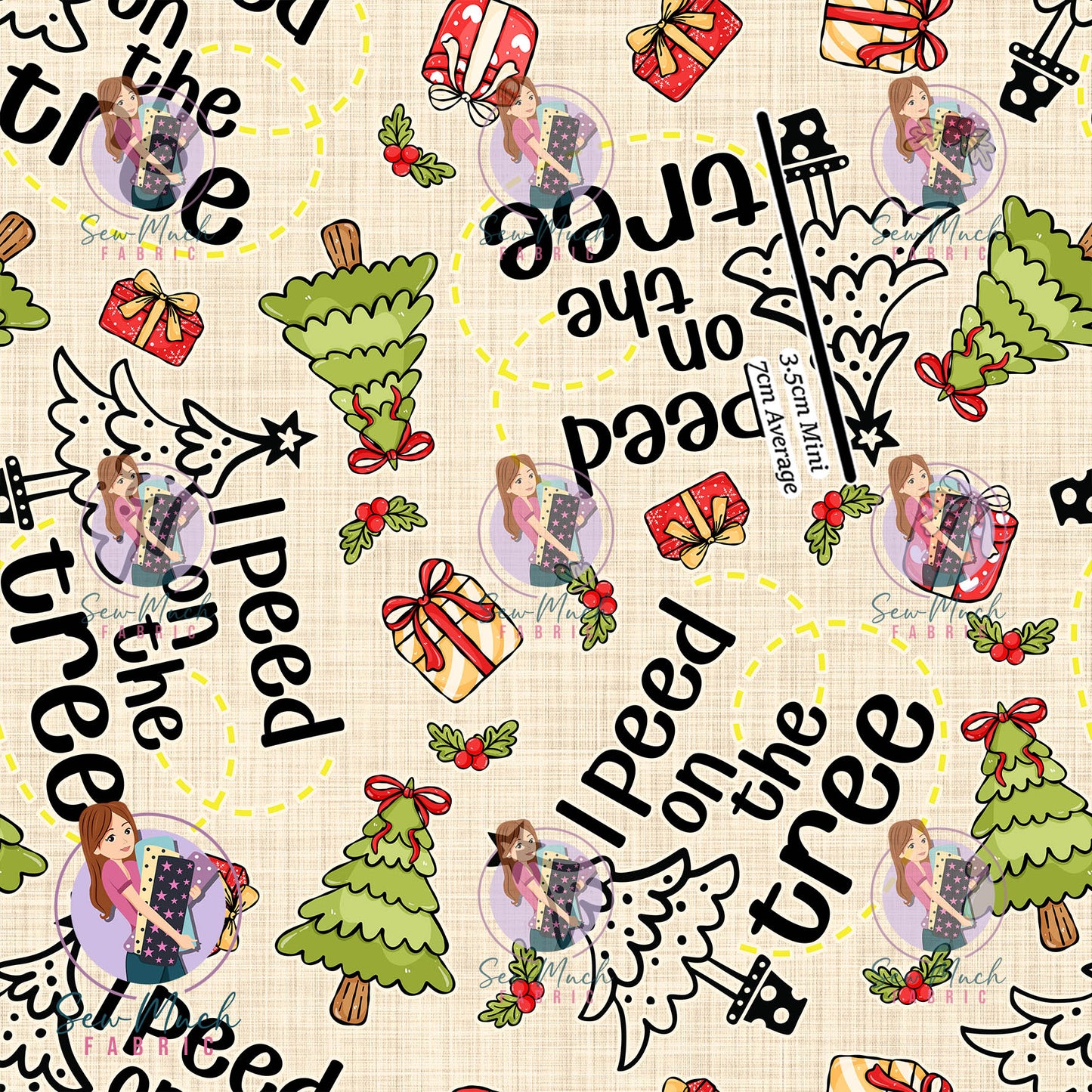 Christmas: I peed on the tree | Woven | Retail | MINI Scale
