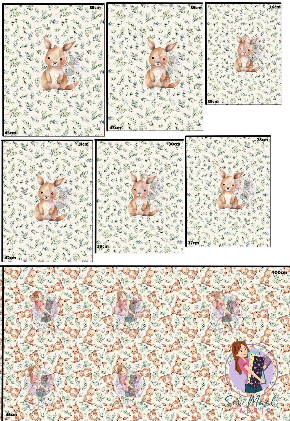 Unlimited Pre-Order: Kangaroo 'PANEL FOR ROMPERS'