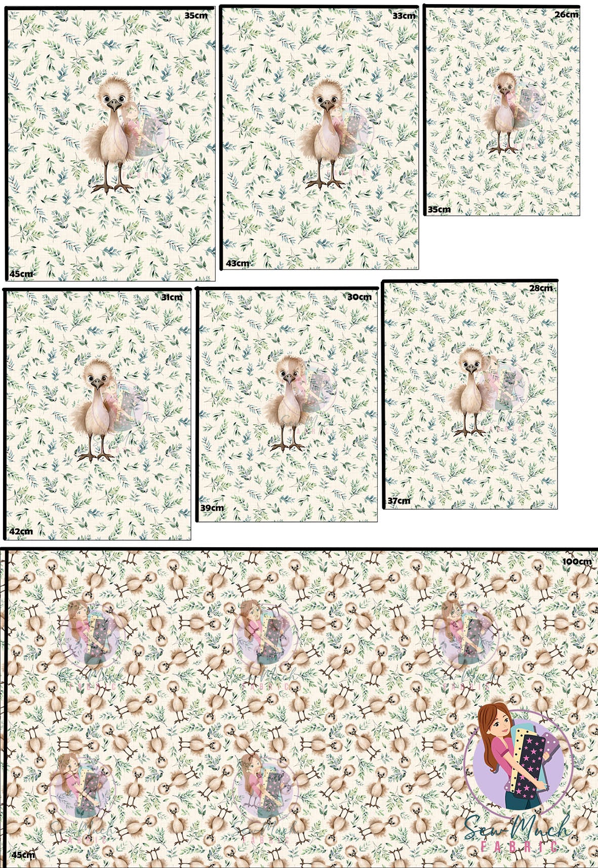 Unlimited Pre-Order: Emu 'PANEL FOR ROMPERS'