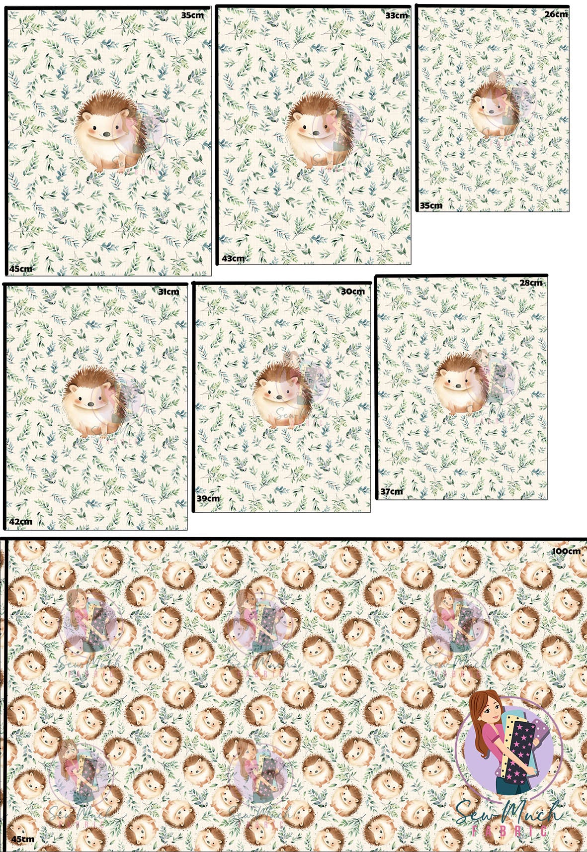 Unlimited Pre-Order: Echidna 'PANEL FOR ROMPERS'