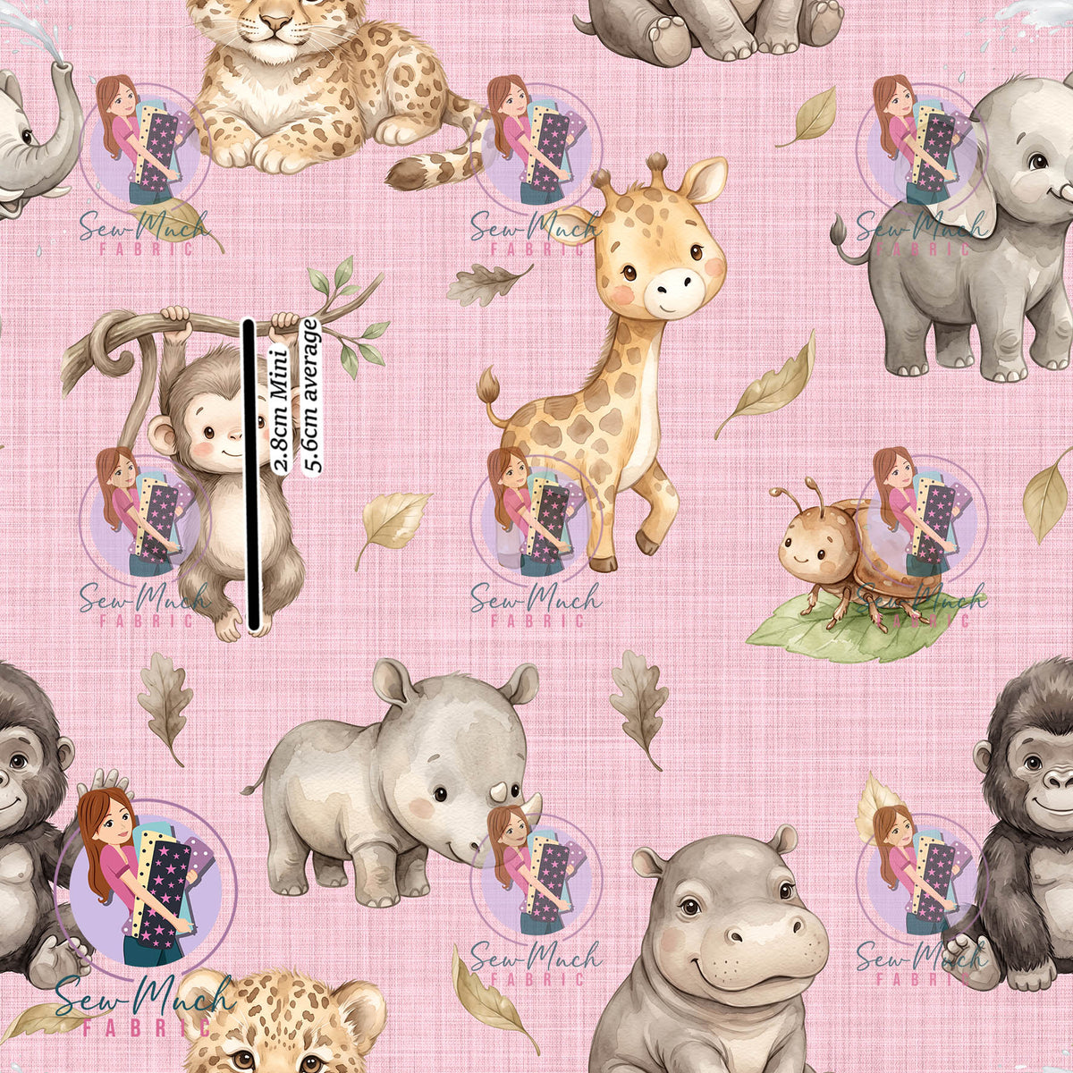 OCTOBER Pre-Order (1): Jungle Animals Pink