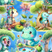 Load image into Gallery viewer, Cute Dinos | Knit | Retail | Average Scale