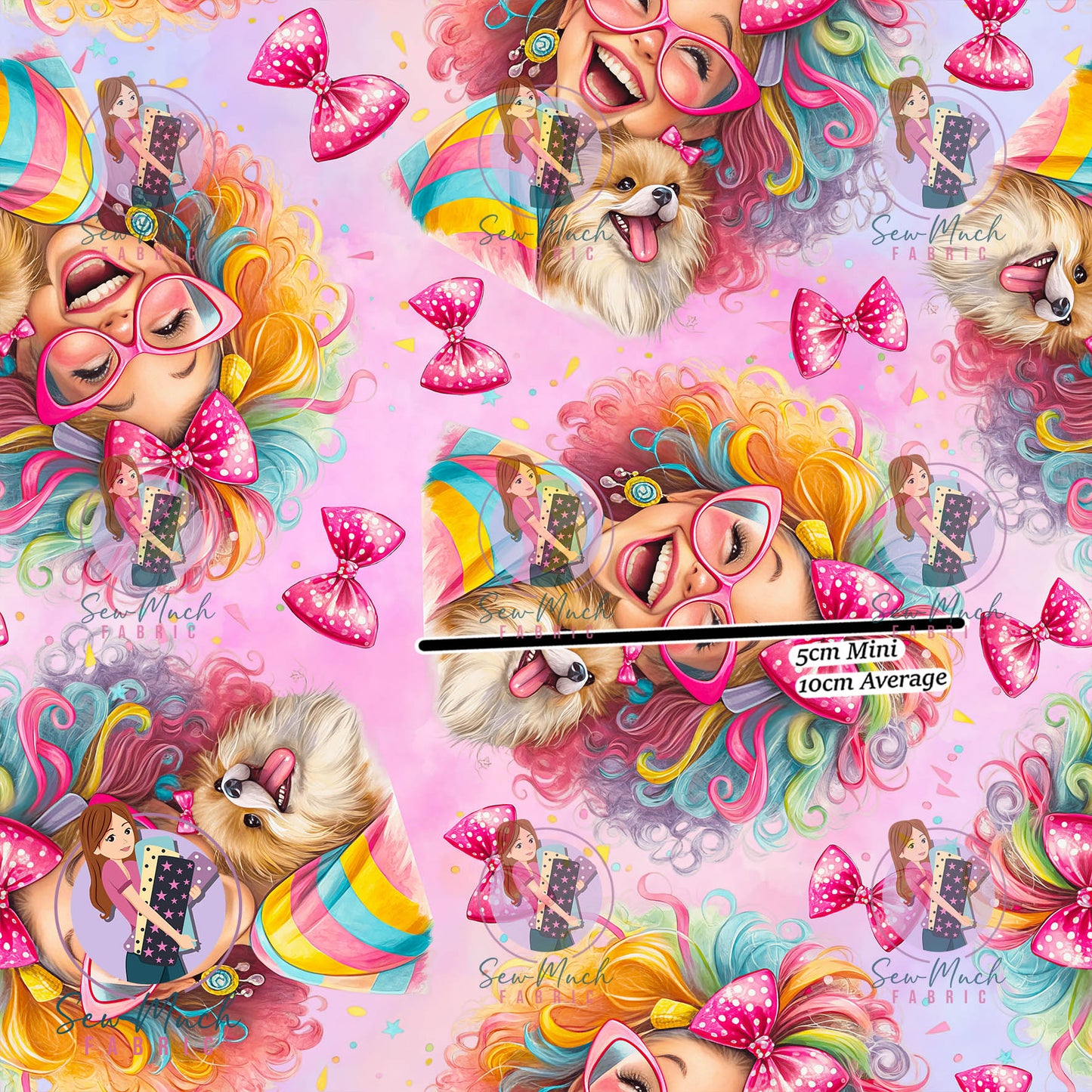 Happy Pomeranian | Woven | Retail | Average Scale