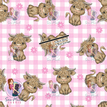 Load image into Gallery viewer, NOVEMBER Pre-Order (2): Highland Cows Pink