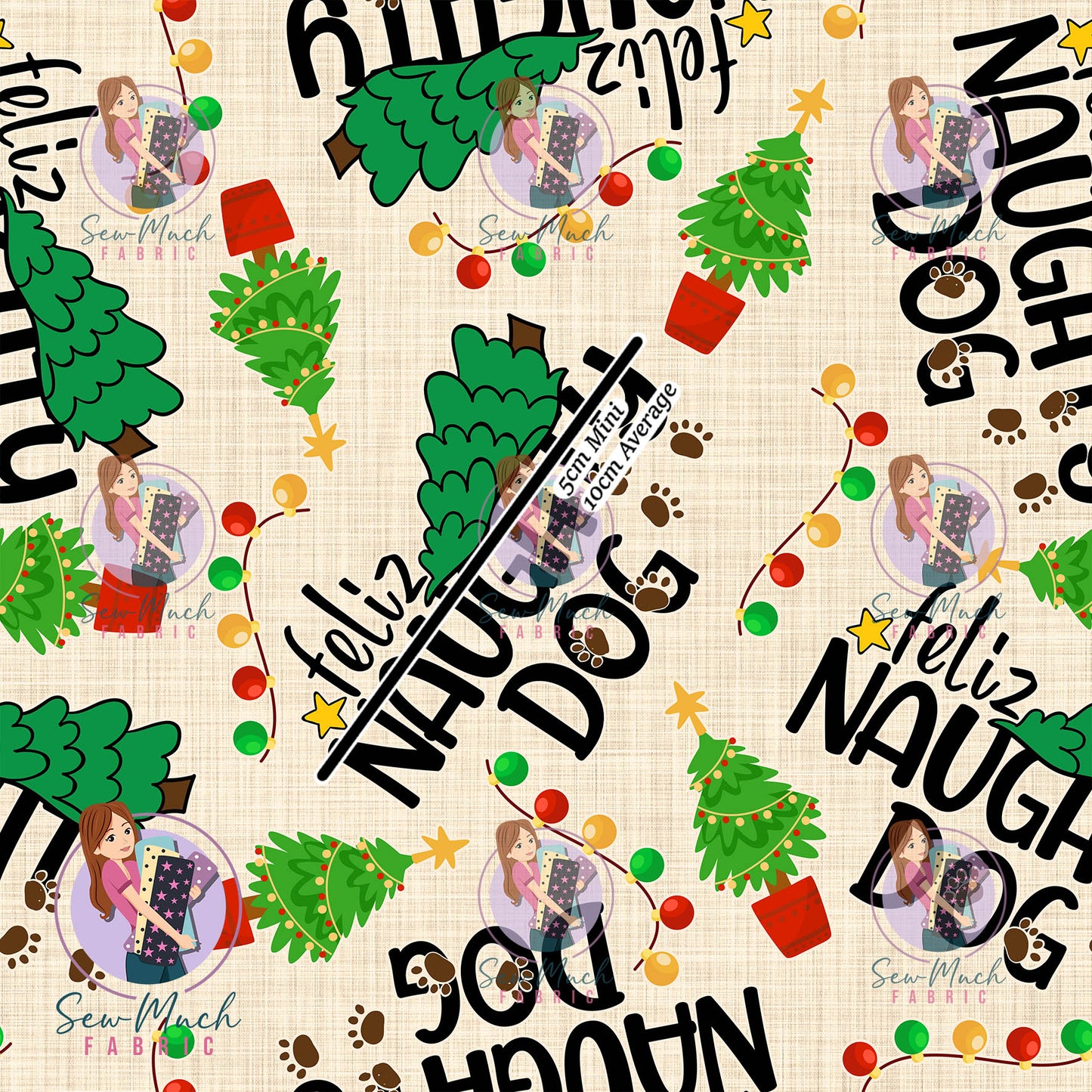 CHRISTMAS Pre-Order: Feliz Naughty Dog Beige