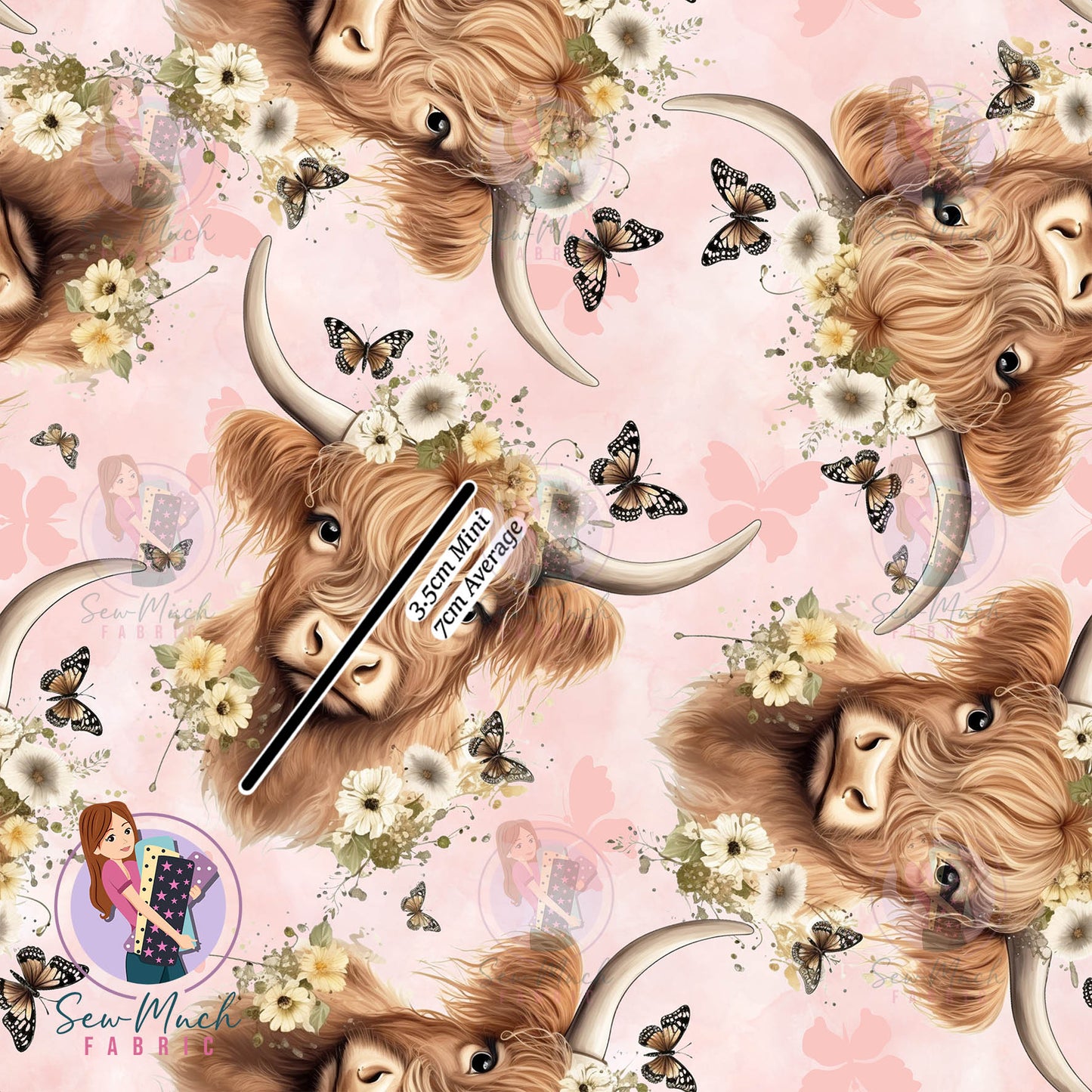 Delicate Highland Cow | Knit | Retail | Average Scale