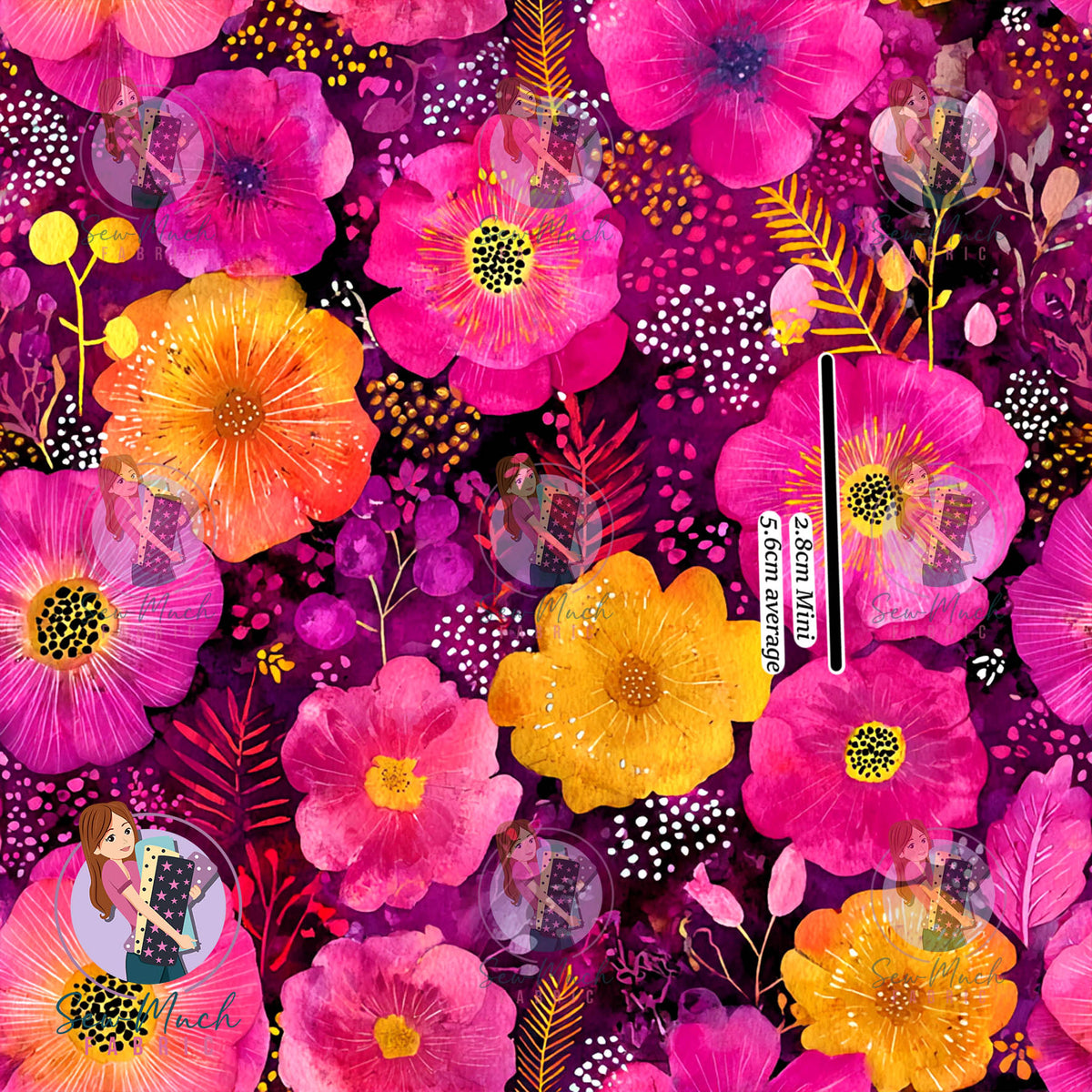 KAYLANI Floral | Waterproof Canvas | Retail | Average Scale