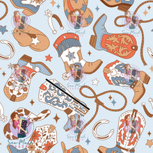 Load image into Gallery viewer, Western Boots Blue | Knit | Retail | Average Scale