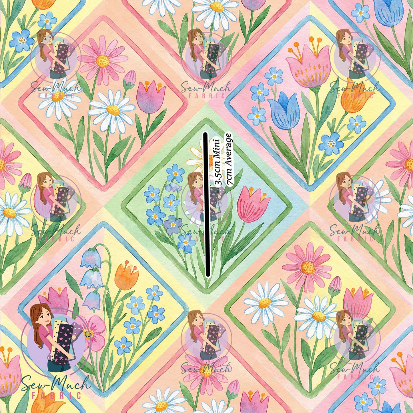 Floral LUISA | Waterproof Canvas | Retail | MINI Scale