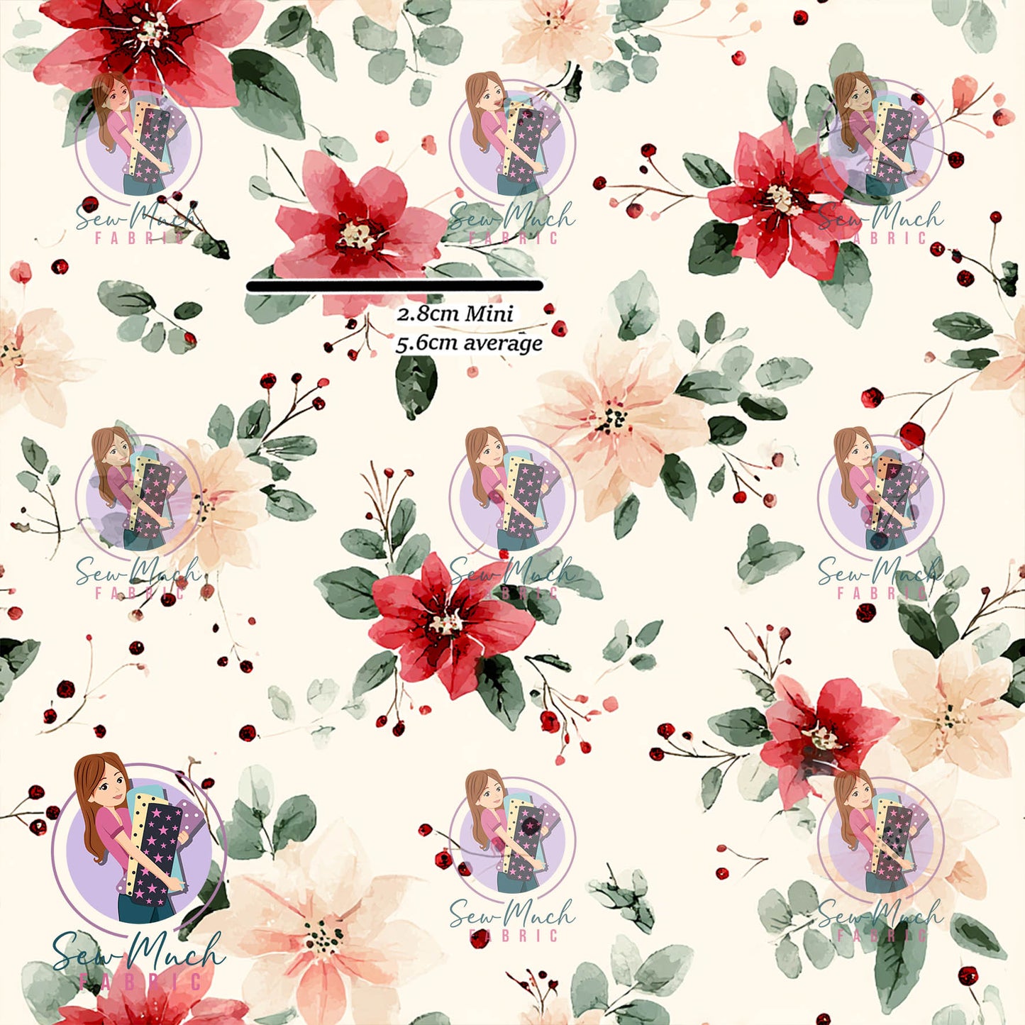 Christmas: Angelina Floral | Woven | Retail | MINI Scale
