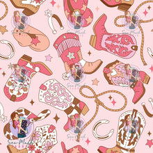 Load image into Gallery viewer, Unlimited Pre-Order: Western Boots Pink