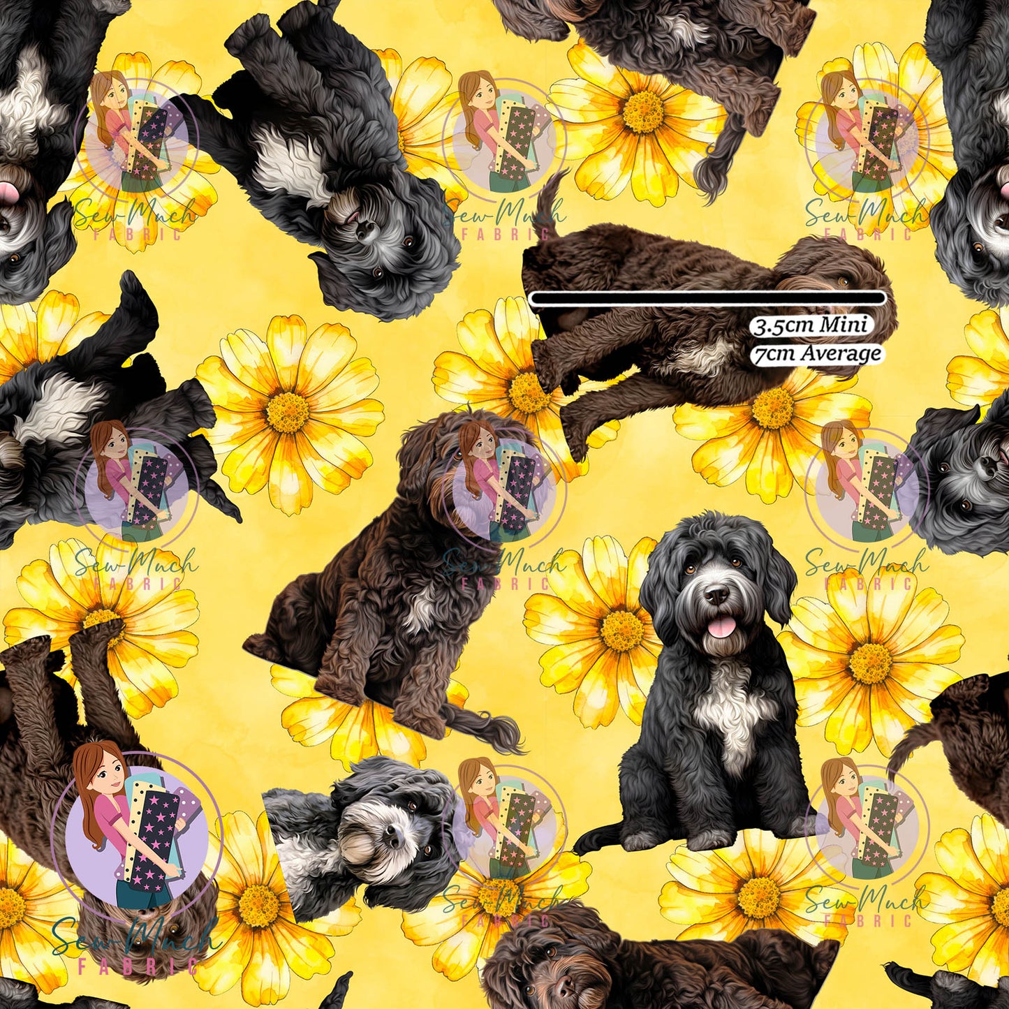 JULY Pre-Order (1): Portuguese Water Dog Floral