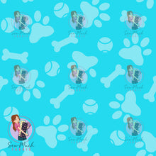 Load image into Gallery viewer, Paw Prints Bright Blue | Pre-Order |