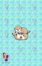 Load image into Gallery viewer, Sea Otters Aqua | PANEL | Retail | SWIM