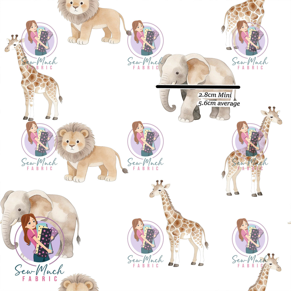 Jungle Animals | Woven | Retail | Average Scale