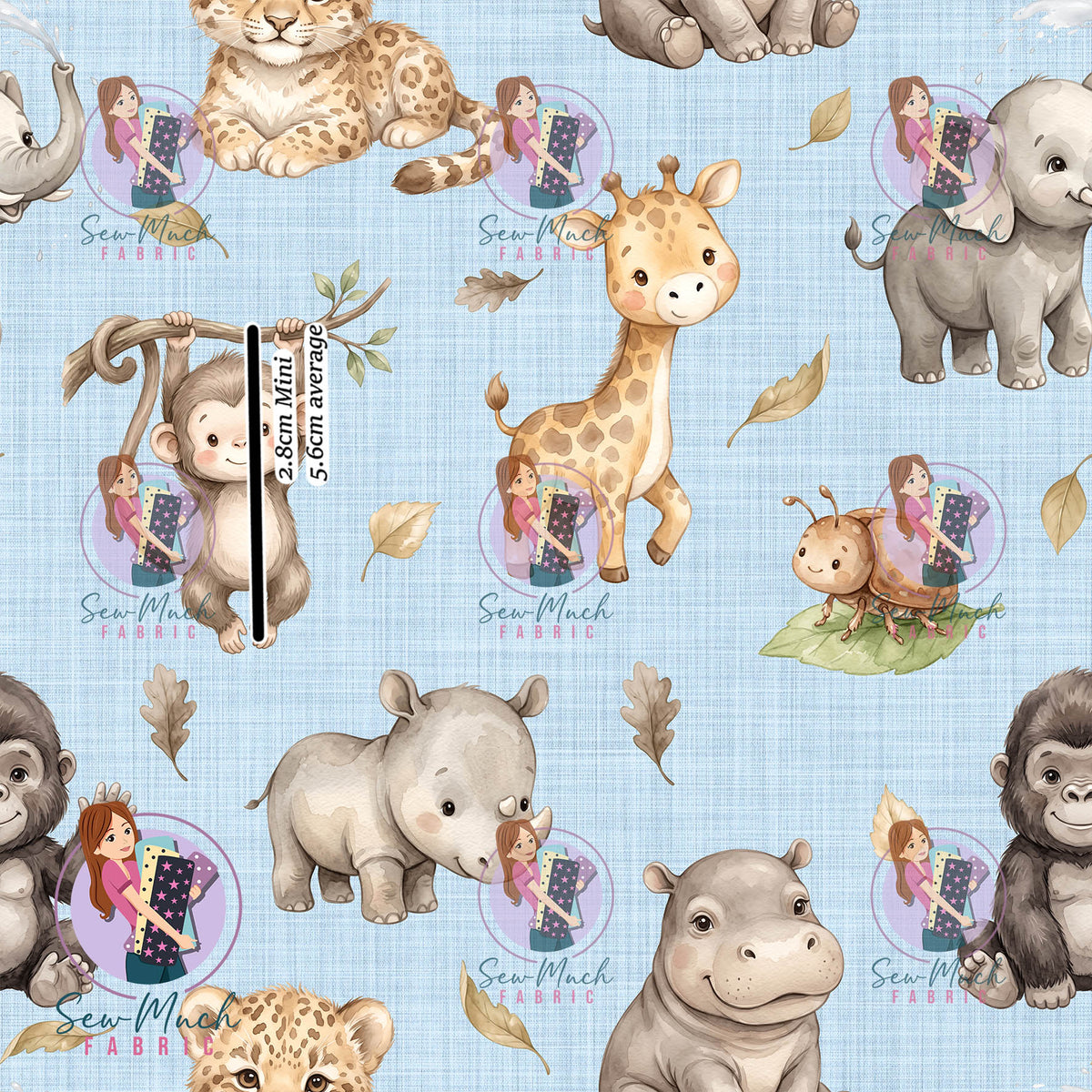 OCTOBER Pre-Order (1): Jungle Animals Blue