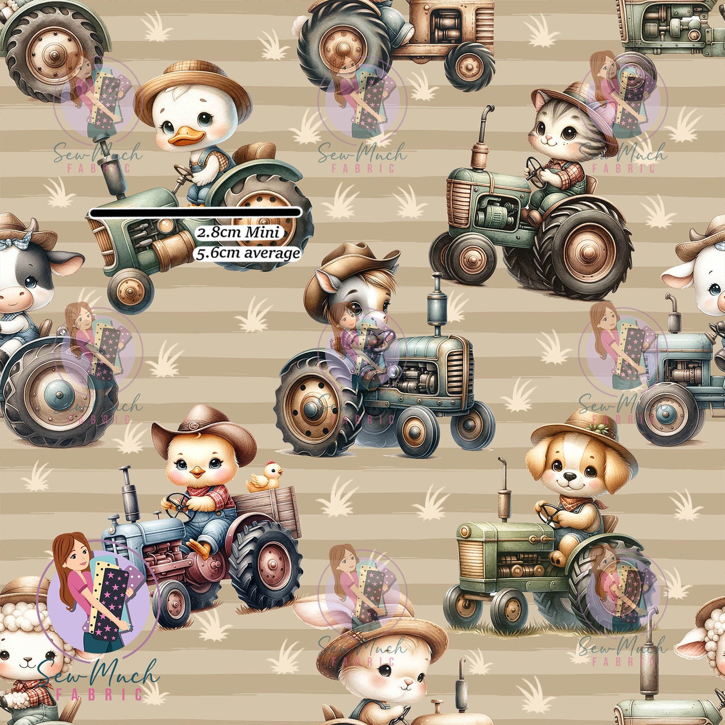 Farm Animal Tractors | Woven | Retail | Average Scale