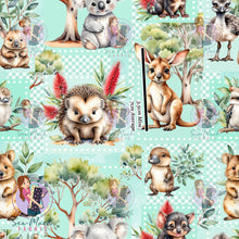 Load image into Gallery viewer, Unlimited Pre-Order: Aussie Animal Patchwork Green