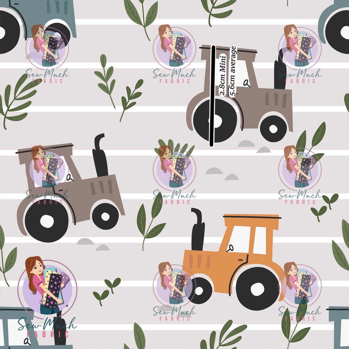 Tractor Stripes | Woven | Retail | Average Scale