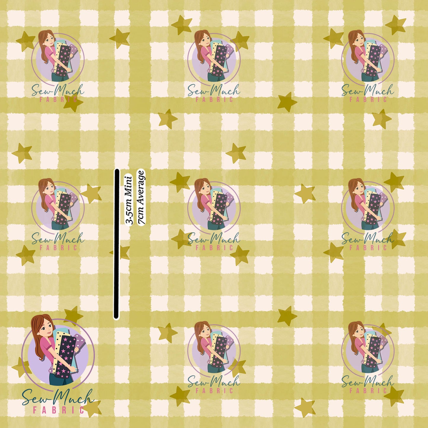 JUNE Pre-Order (2): Star Gingham Green
