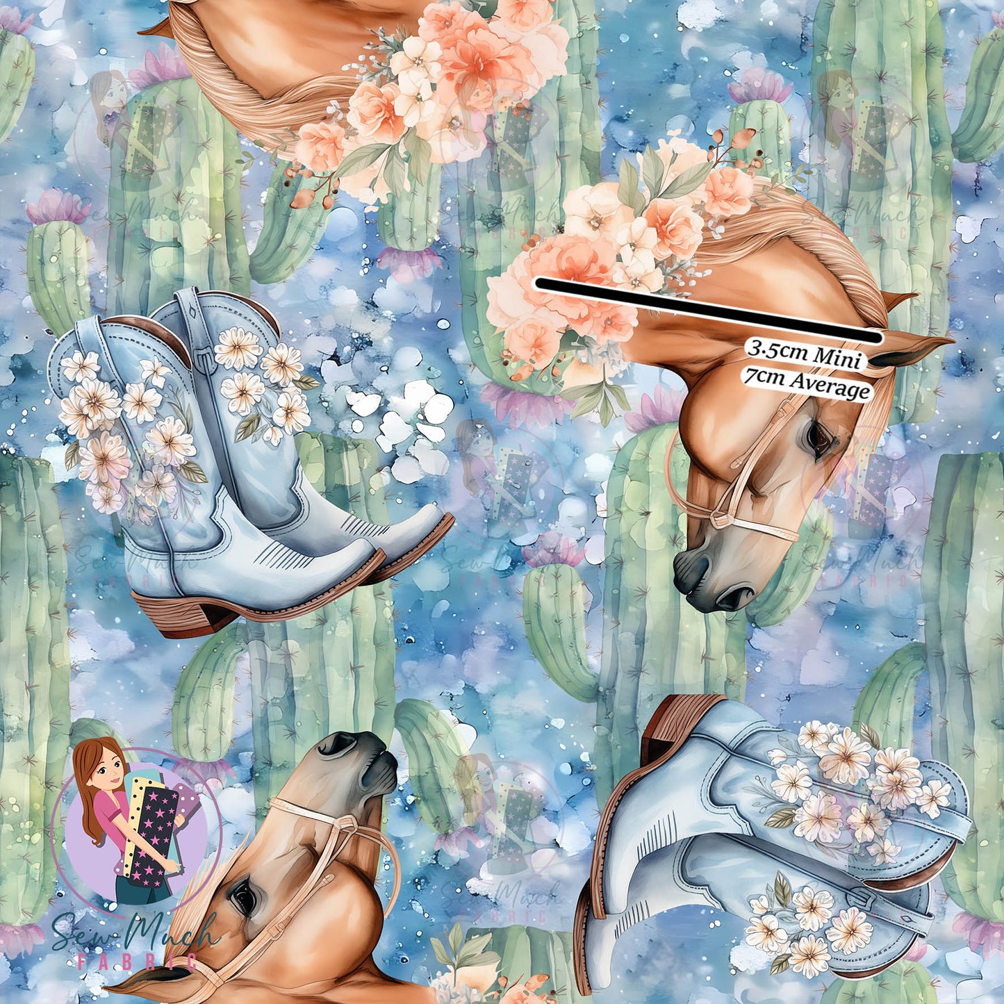 Western Horses | Woven | Retail | Average Scale