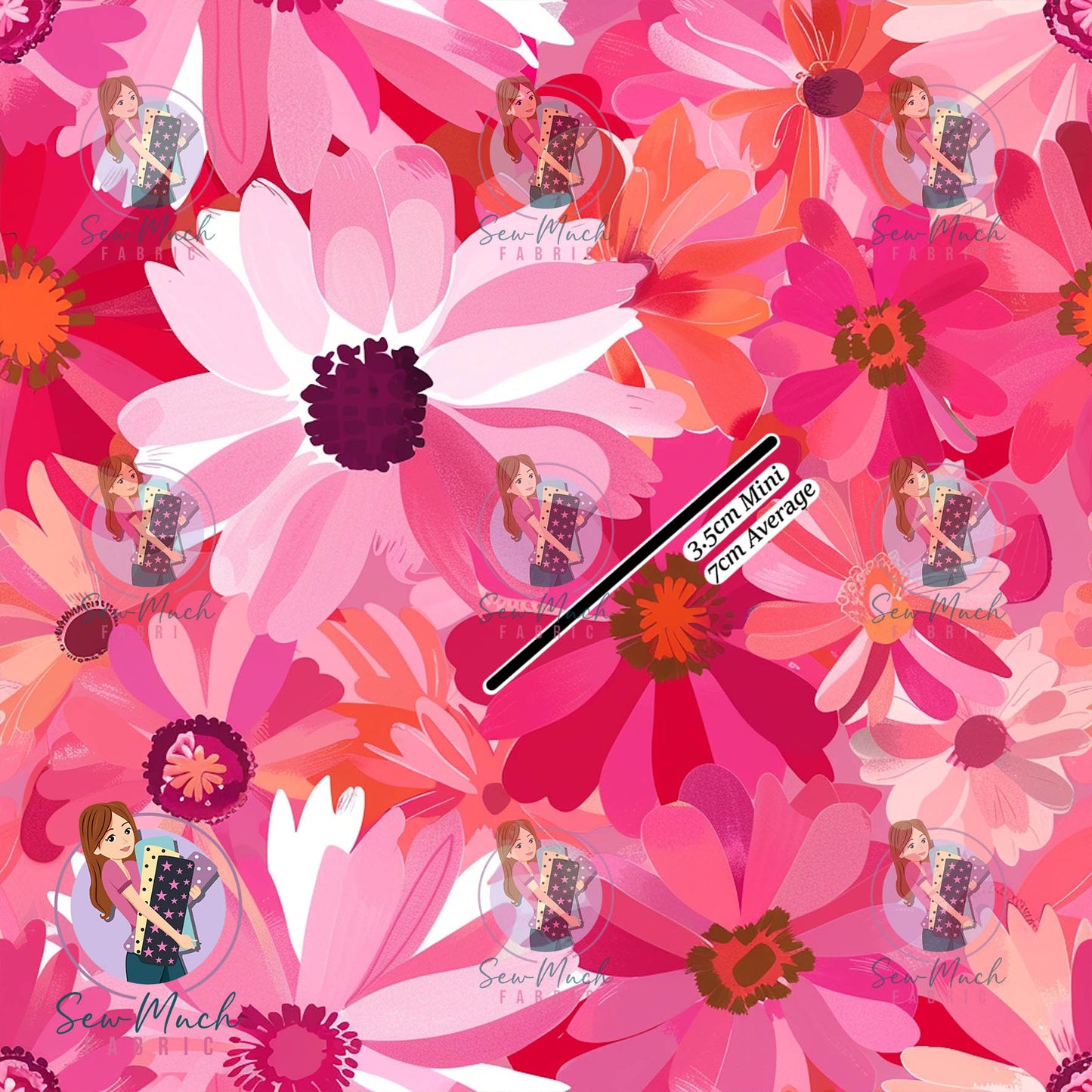 PINK Floral | Woven | Retail | Average Scale