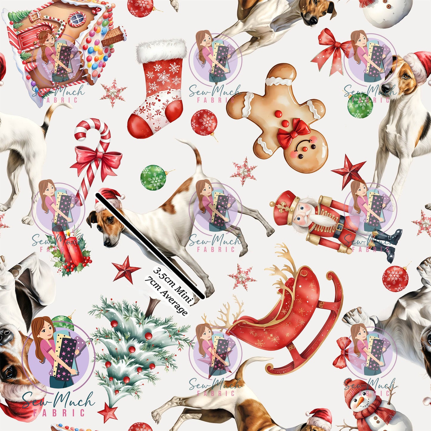 AUGUST Pre-Order (2): Christmas Fox Terrier
