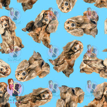 Load image into Gallery viewer, Cocker Spaniel Blue | Woven | Retail | MINI Scale