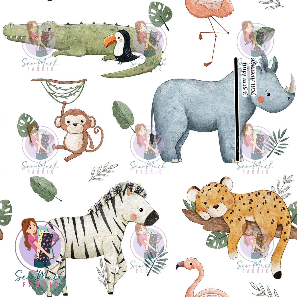 Jungle Animals | Woven | Retail | Average Scale