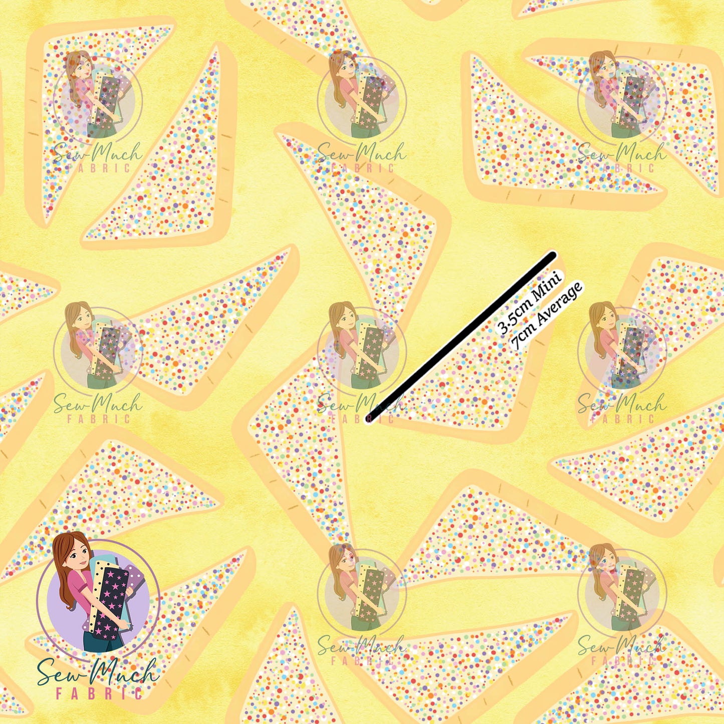 Fairy Bread Yellow | Woven | Retail | Average Scale
