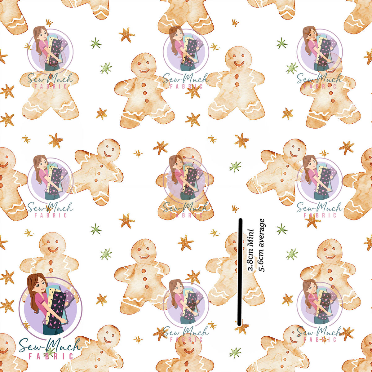 Christmas: Gingerbread | Woven | Retail | Average Scale
