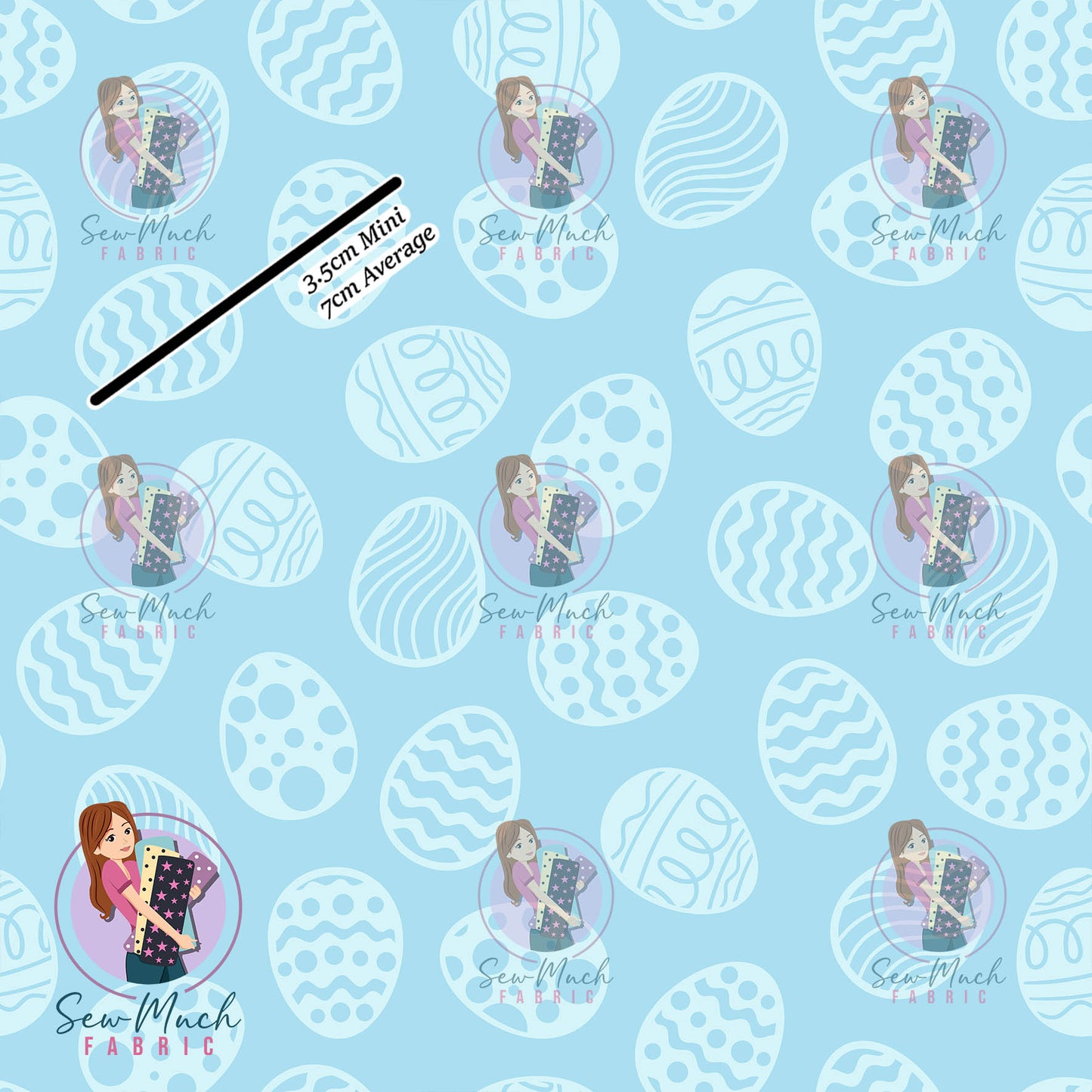 Easter: Highland Coordinate Blue | Woven | Retail | MINI Scale