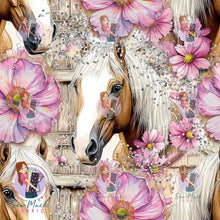 Load image into Gallery viewer, Unlimited Pre-Order: Pink Floral Horses