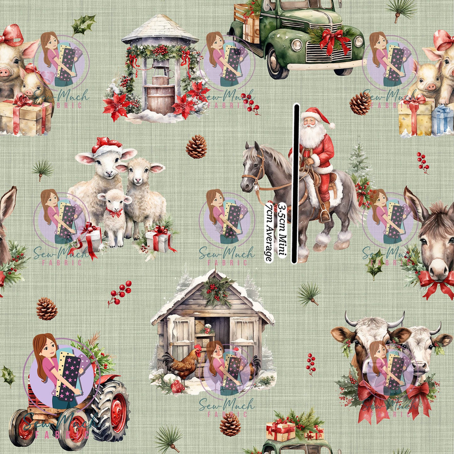 CHRISTMAS Pre-Order: Vintage Farm Green