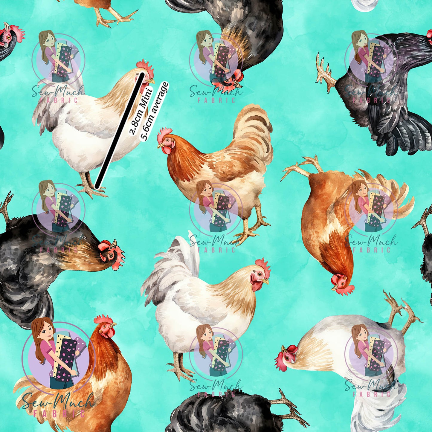 AUGUST Pre-Order (2): Chickens Aqua