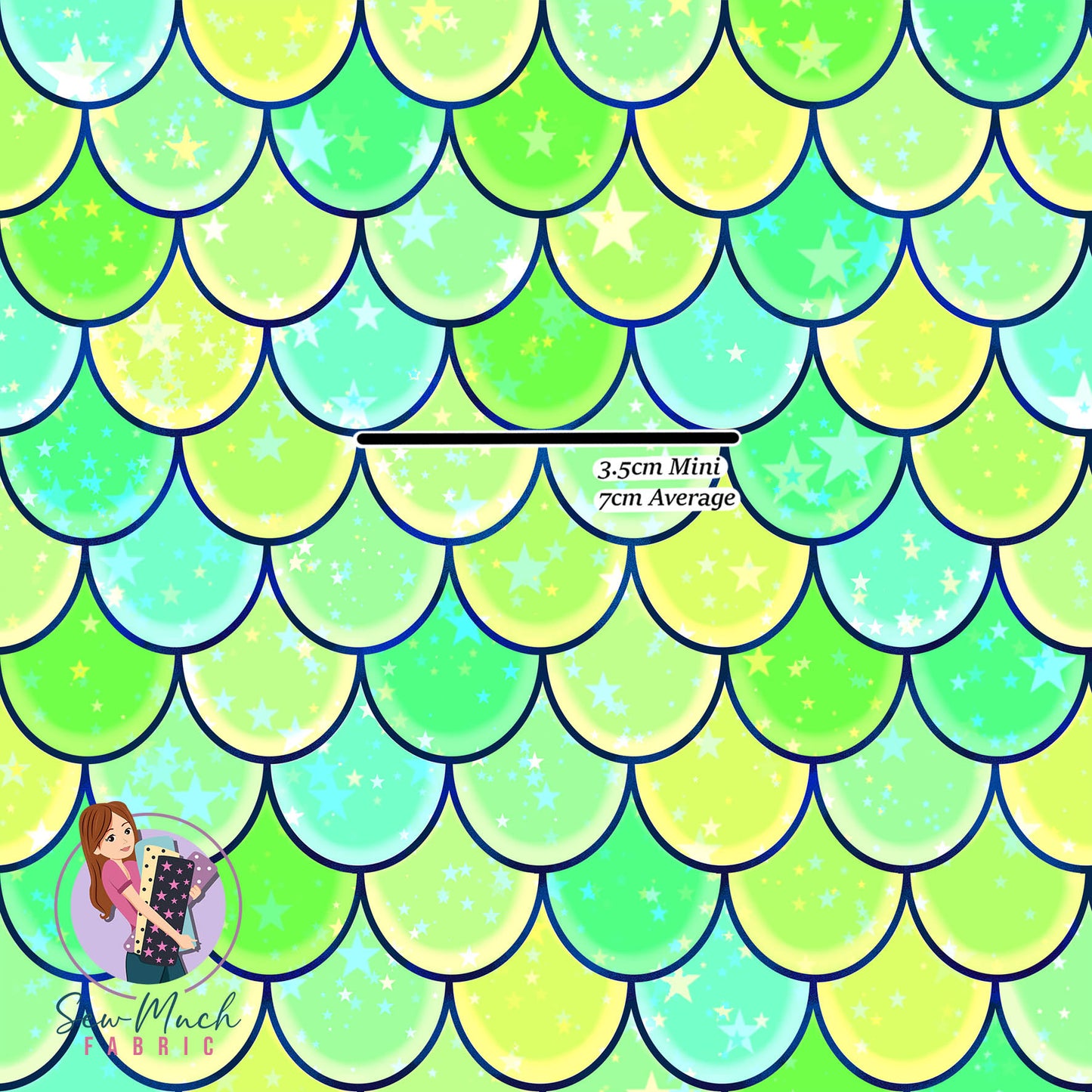 Mermaid Scales Colour 4 | Woven | Retail | MINI Scale
