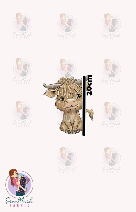 SEPTEMBER Pre-Order (1): Highland Cow Aussie Background PANEL
