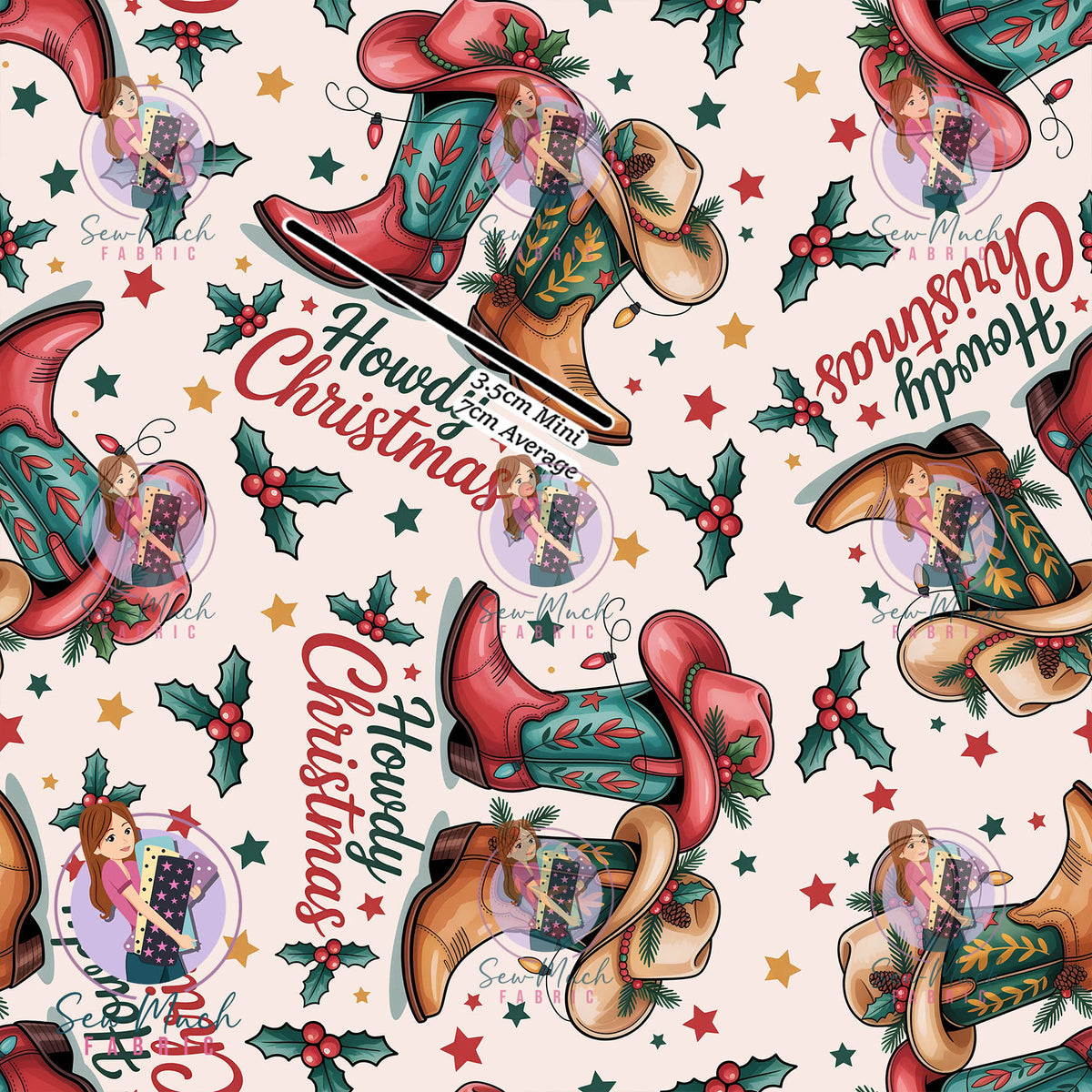 Christmas: Howdy Christmas | Woven | Retail | Average Scale