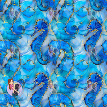 Load image into Gallery viewer, Seahorses | French Terry | Retail | Average scale
