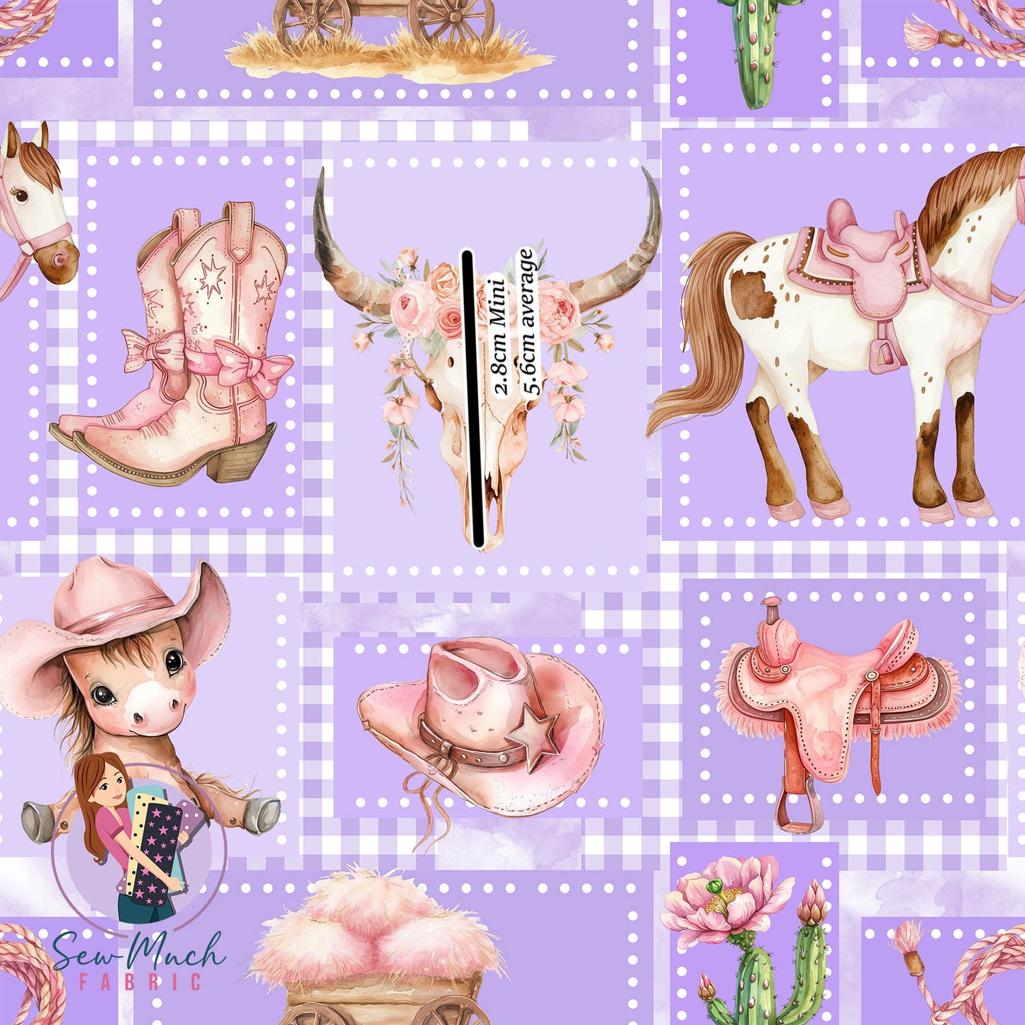 Unlimited Pre-Order: Western Patchwork Purple