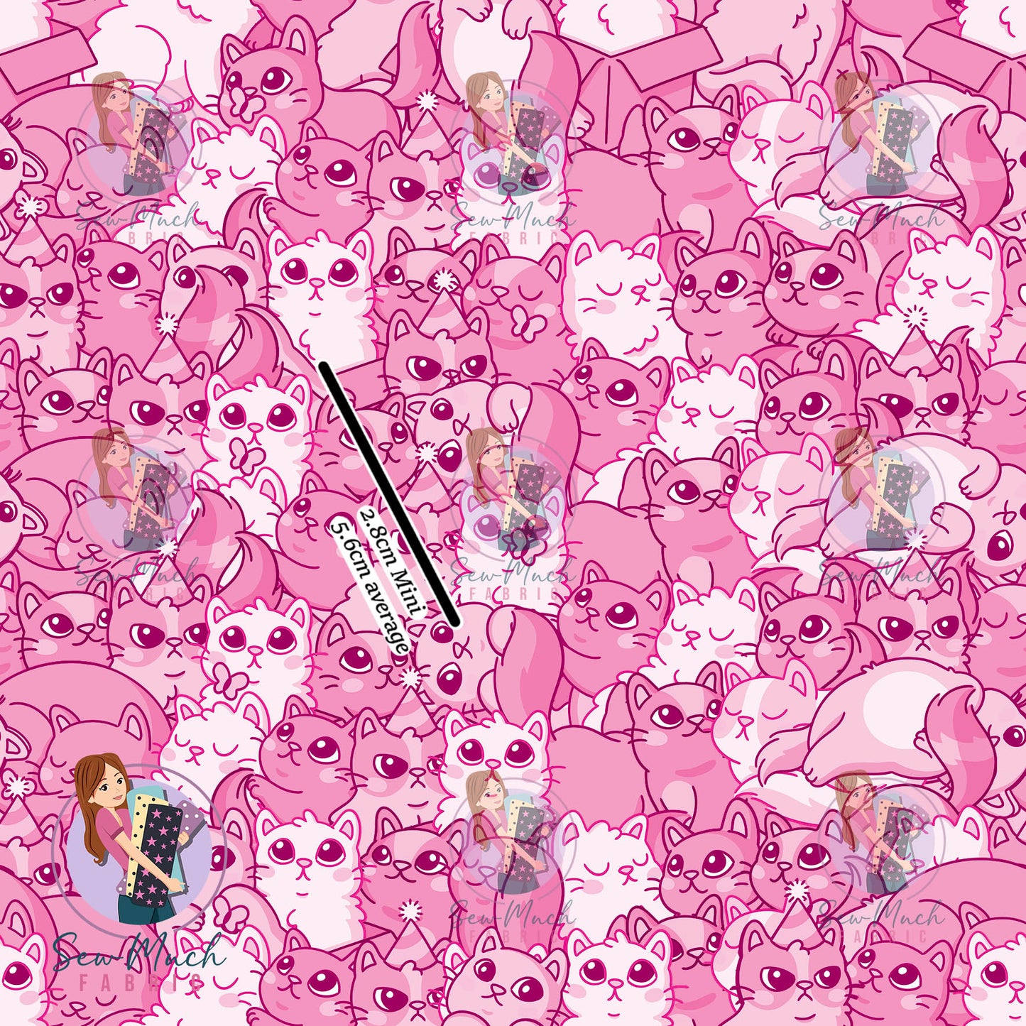 Unlimited Pre-Order: Stacked Cats (Pink)
