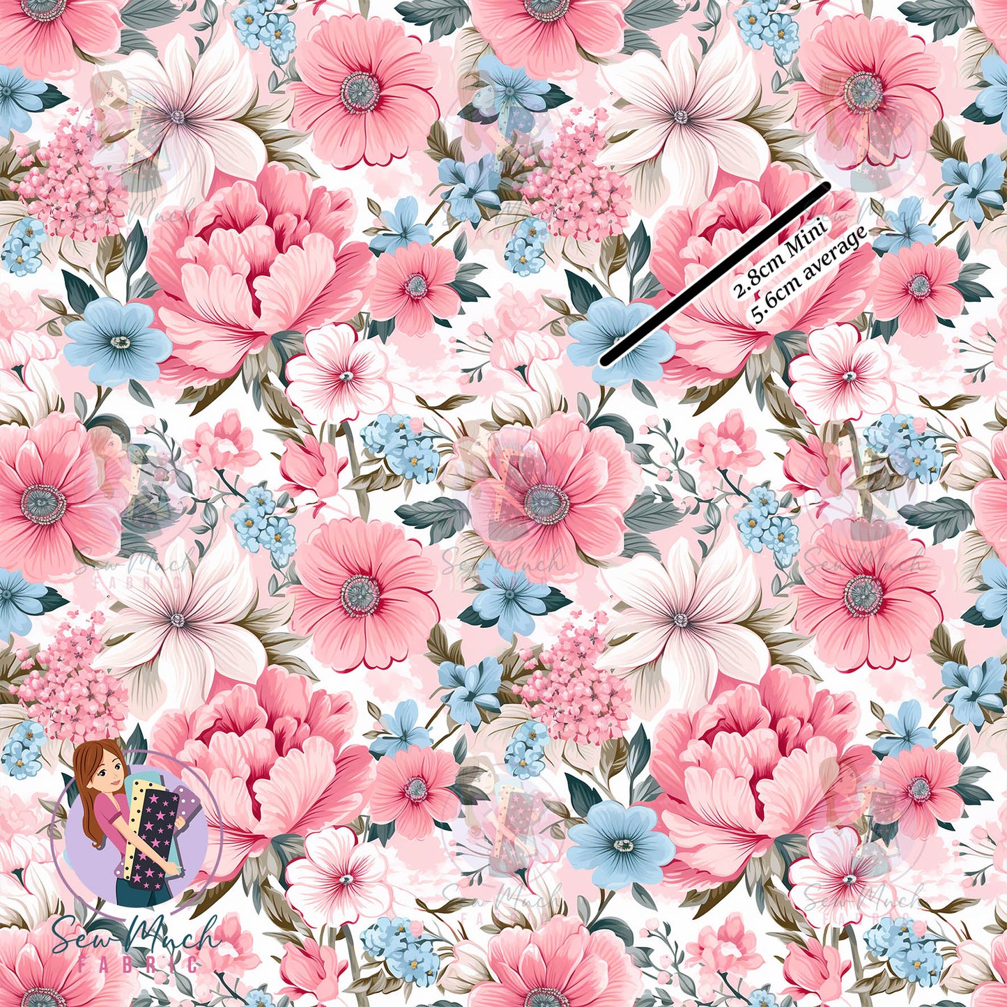 Floral Angela | Canvas | Retail | Average Scale