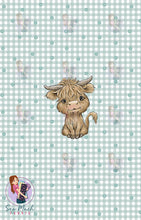 Load image into Gallery viewer, NOVEMBER Pre-Order (2): Highland Cow Sage | PANEL |