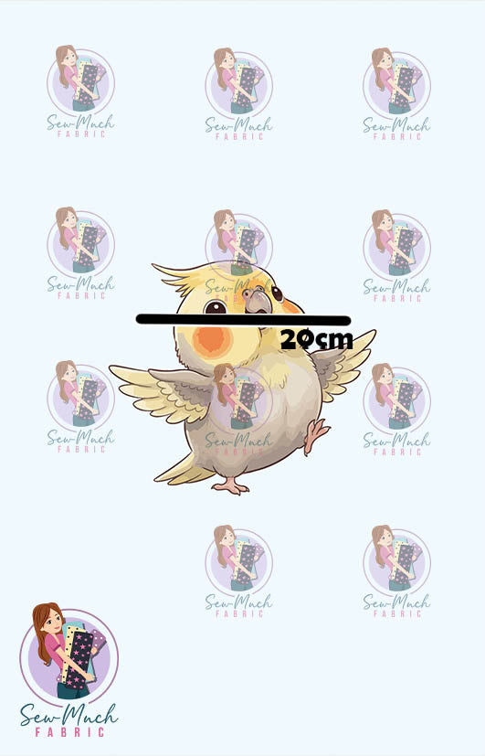 AUGUST Pre-Order (1): Cockatiel Blue PANEL