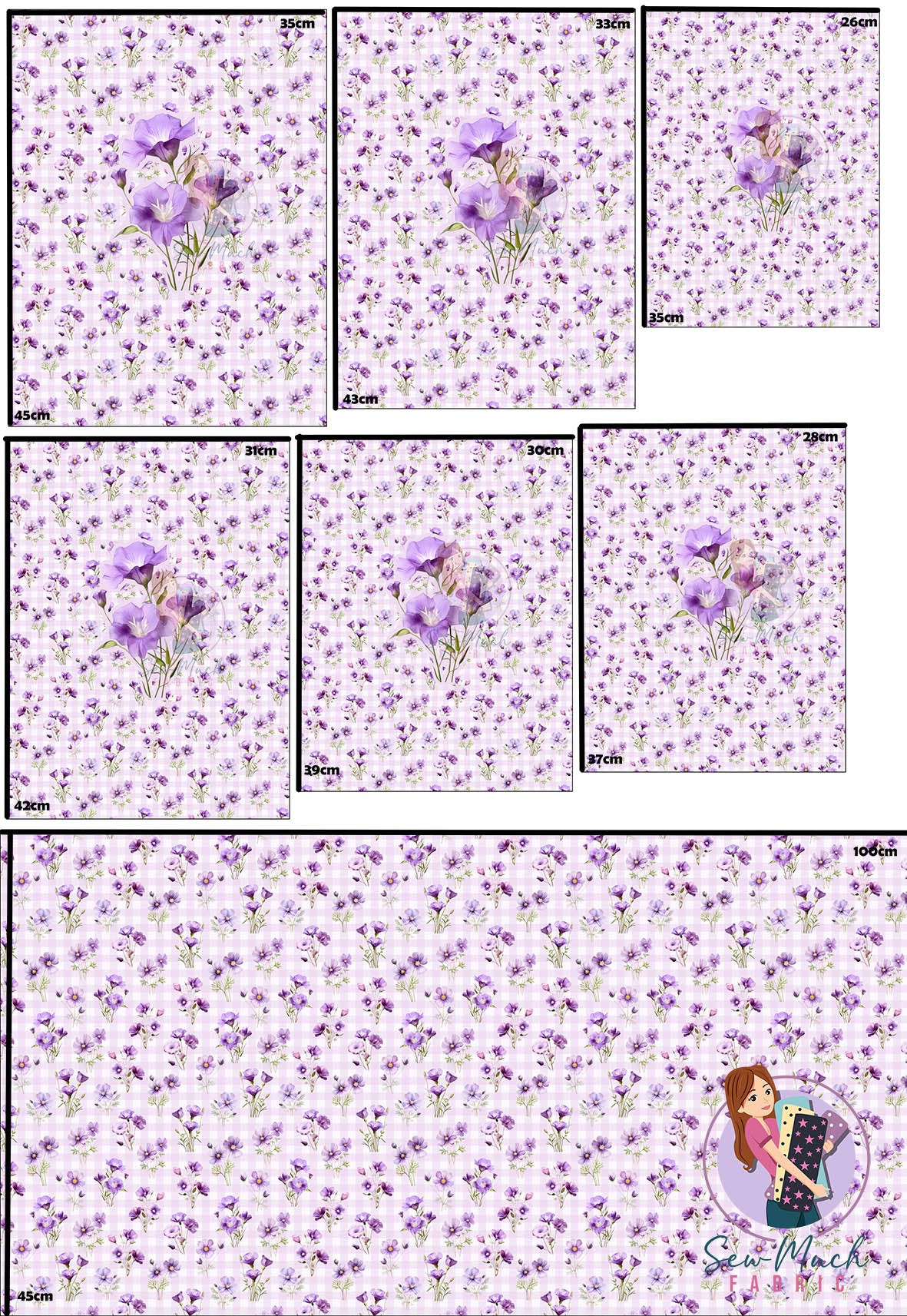 Unlimited Pre-Order: Ryleigh Floral 'PANEL FOR ROMPERS'