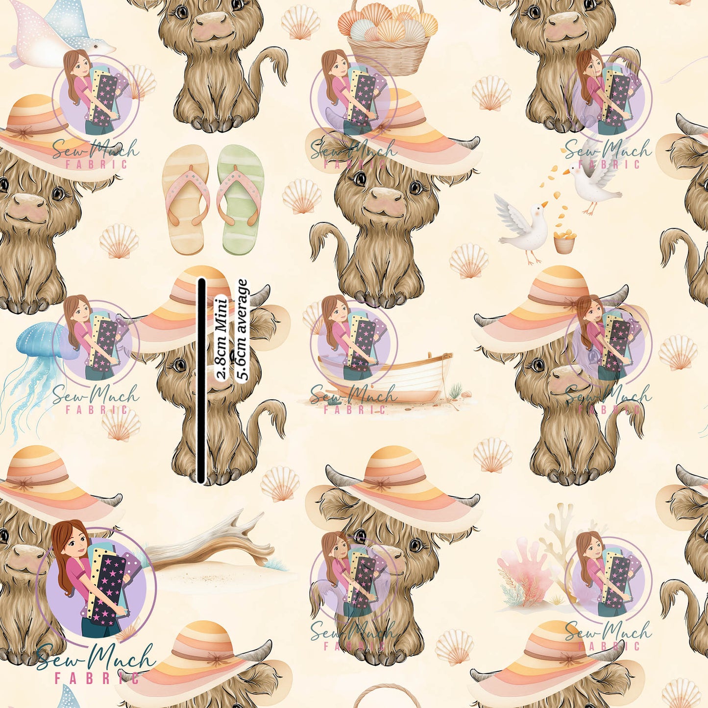 SEPTEMBER Pre-Order (1): Highland Cow Beach