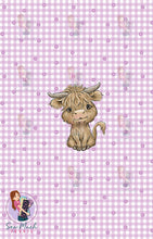 Load image into Gallery viewer, NOVEMBER Pre-Order (2): Highland Cows Purple | PANEL |