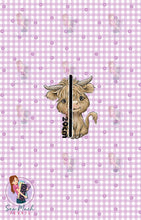 Load image into Gallery viewer, NOVEMBER Pre-Order (2): Highland Cows Purple | PANEL |
